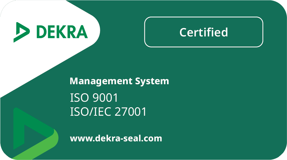 ISO Certified Thingsdata by DEKRA