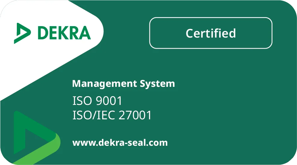 ISO Certified Thingsdata by DEKRA
